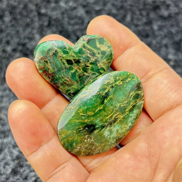Green Emerald Stone Heart-ToShay.org