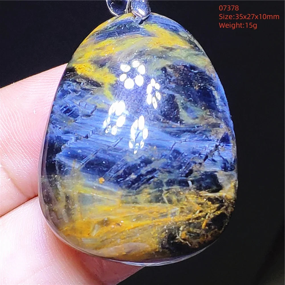 Blue Pietersite Pendant-ToShay.org