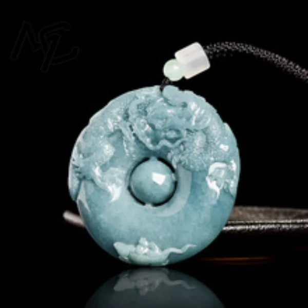 Blue Jade Rat Pendant-ToShay.org