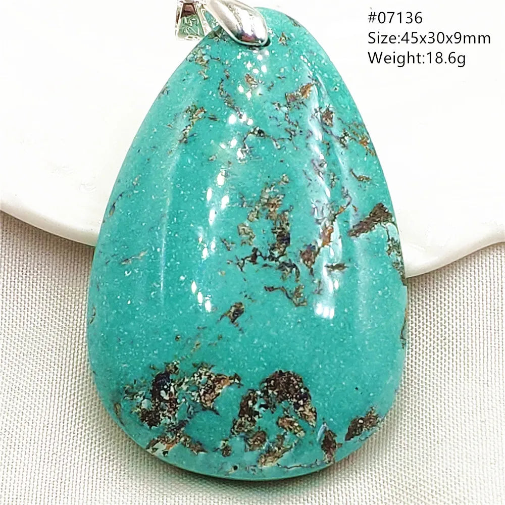 Green Turquoise Pendant-ToShay.org