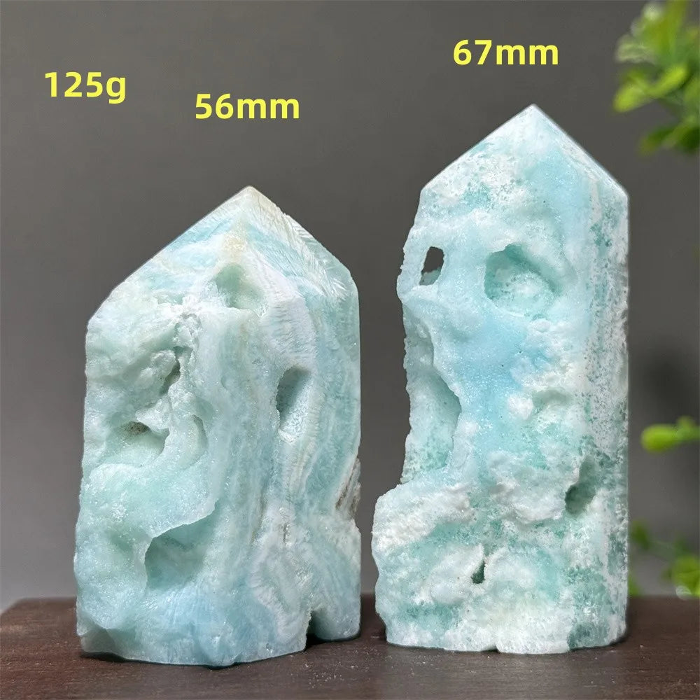 Blue Heteropolar Crystal Point-ToShay.org