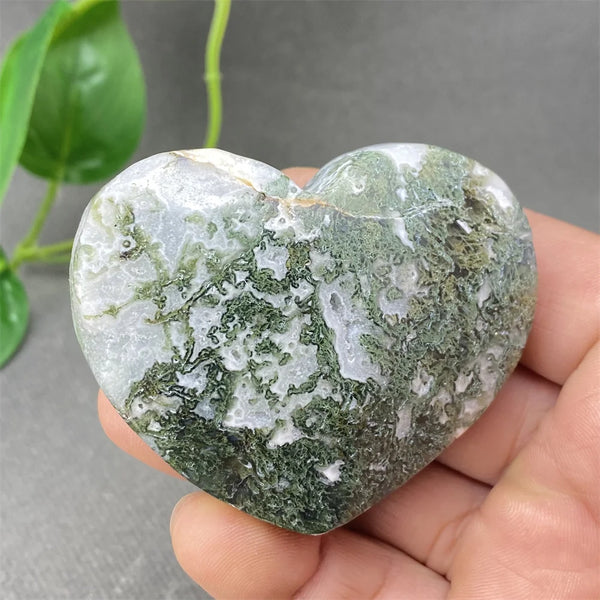 Green Aquatic Agate Heart-ToShay.org