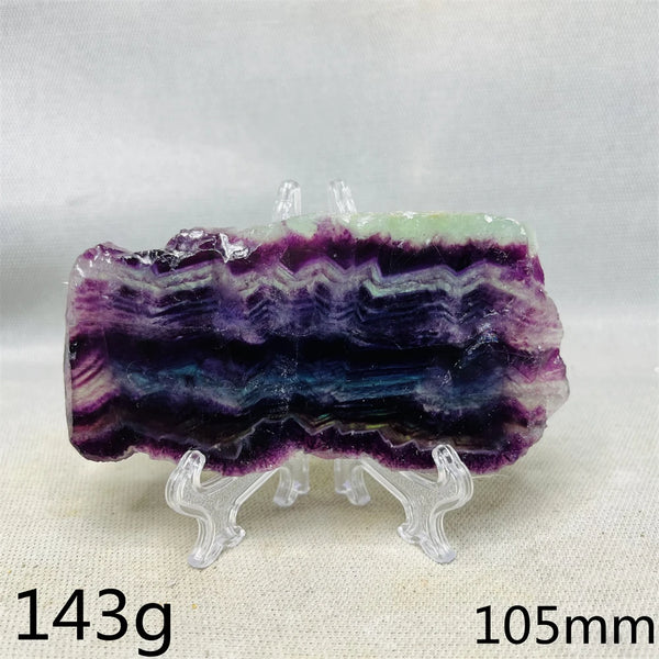 Purple Fluorite Rainbow Slice-ToShay.org