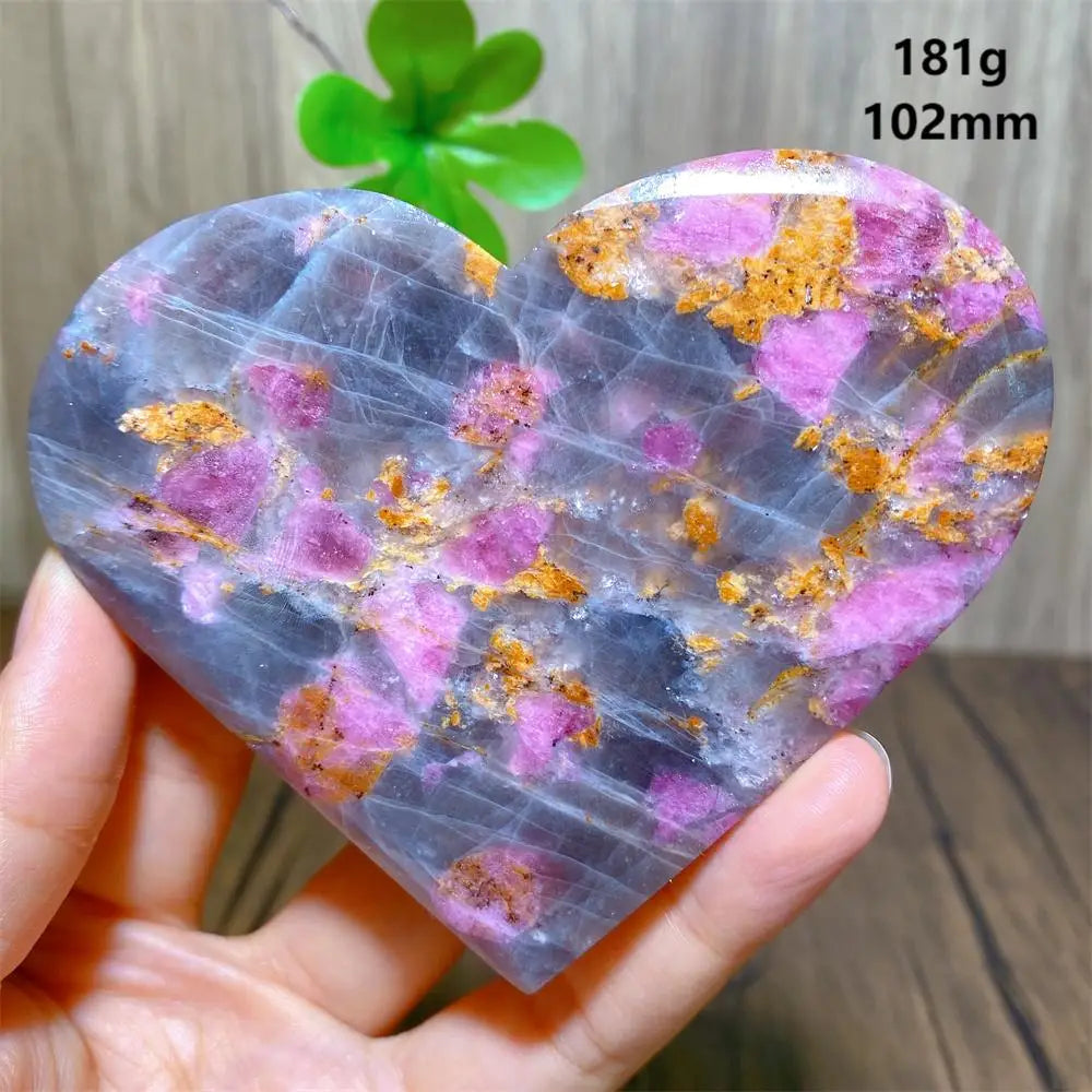 Pink Unicorn Tourmaline Heart-ToShay.org