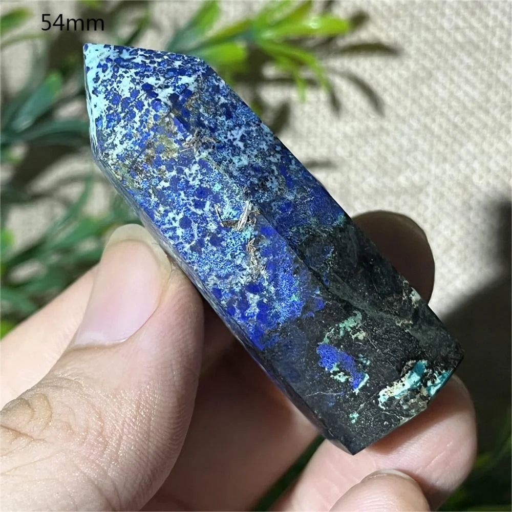Blue Chrysocolla Point Wand-ToShay.org