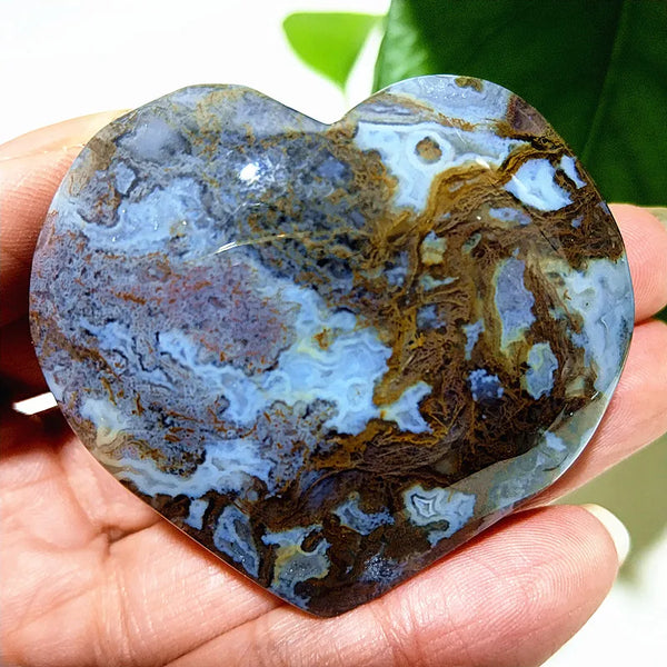 Green Moss Agate Heart-ToShay.org