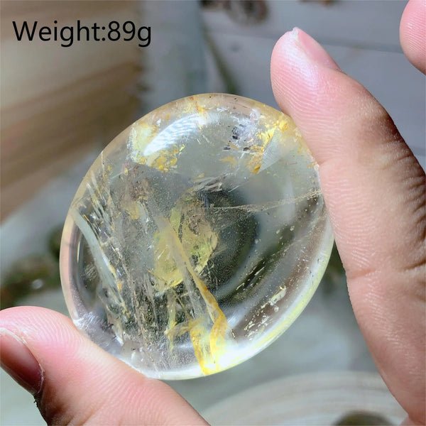 Smokey Quartz Palm Stones-ToShay.org