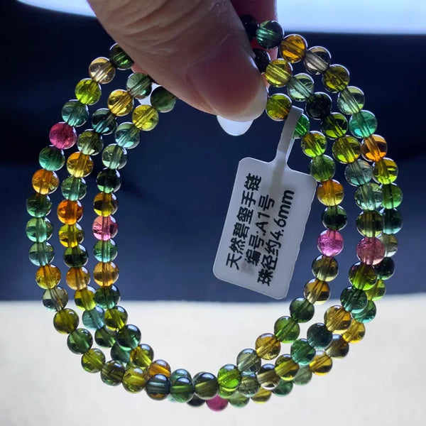 Green Tourmaline Wrap Bracelet-ToShay.org