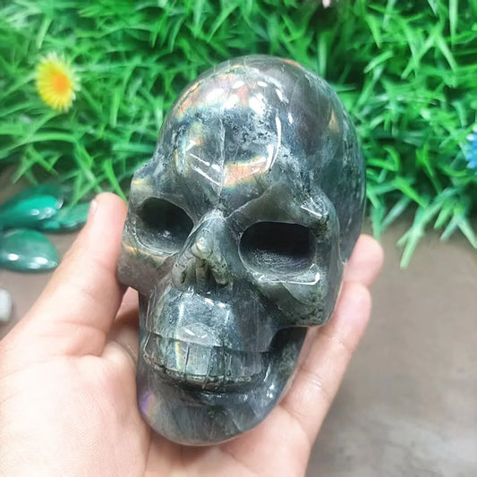 Purple Labradorite Skull-ToShay.org
