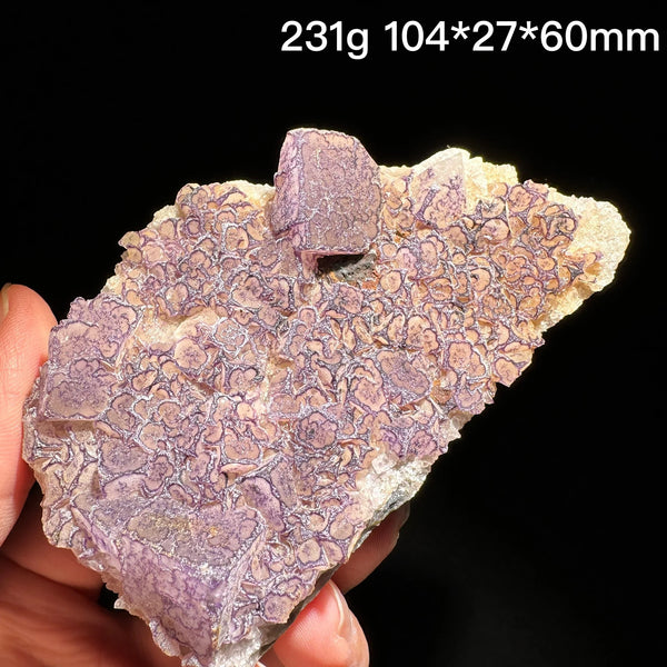 Purple Fluorite Crystal-ToShay.org