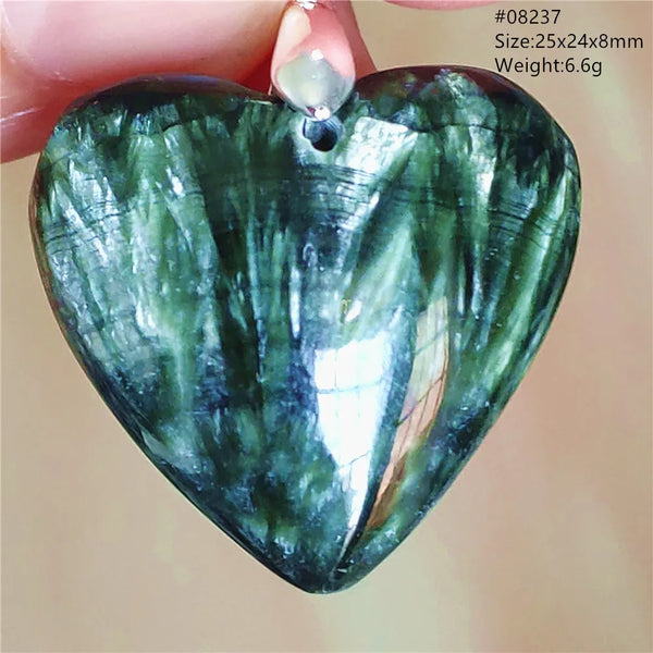 Green Seraphinite Pendant-ToShay.org