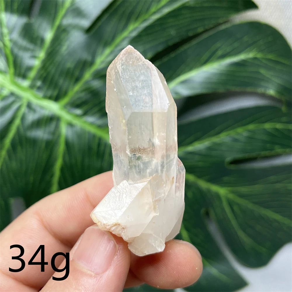 Clear Pineapple Quartz Cluster-ToShay.org