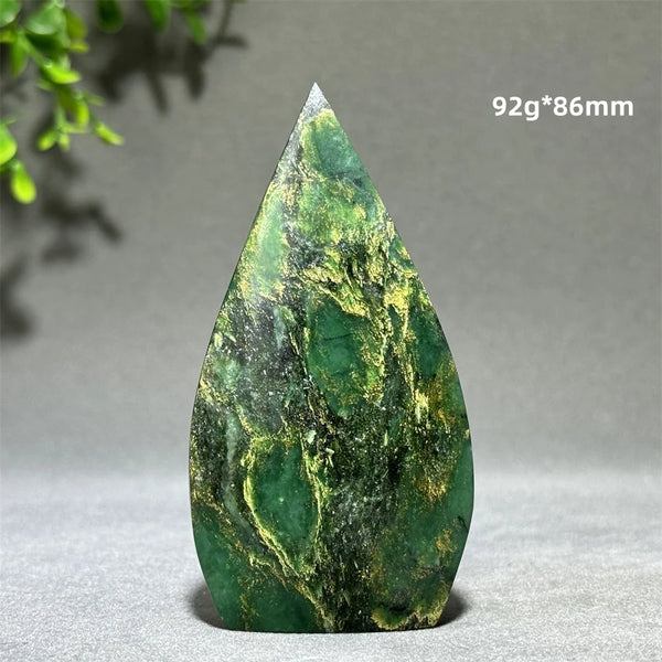 Green Emerald Agate Torch-ToShay.org