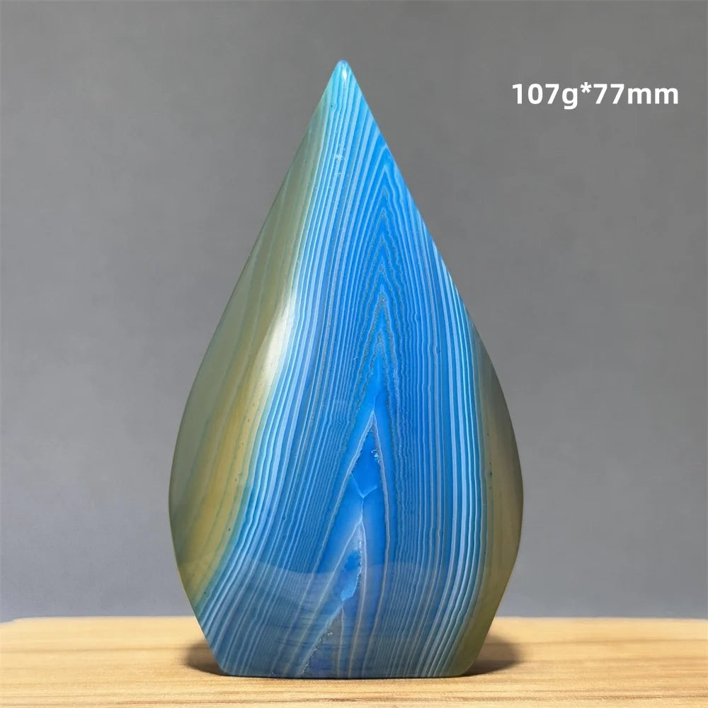 Blue Agate Torch-ToShay.org