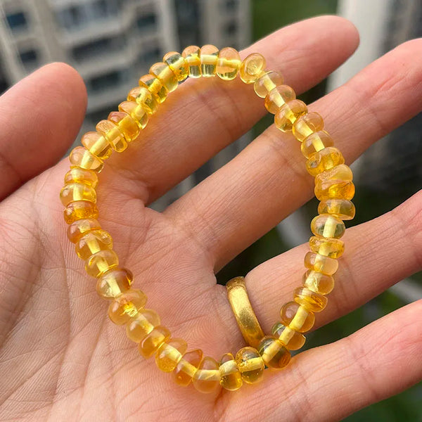 Yellow Amber Bracelet-ToShay.org