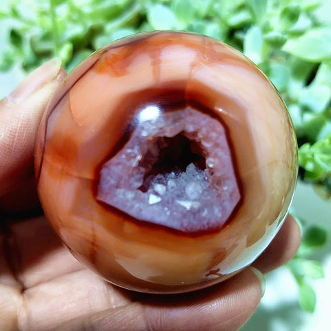 Red Agate Crystal Ball-ToShay.org