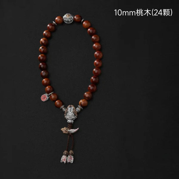 Brown Peach Wood Bracelet-ToShay.org