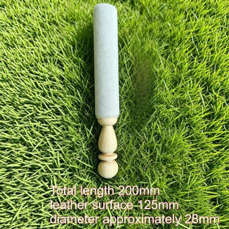 Crystal Singing Bowl Stick Sheepskin Sound Bowl Knocking Stick Wood Handle Singing Bowls Sticks Musical Instrument Accessories-ToShay.org