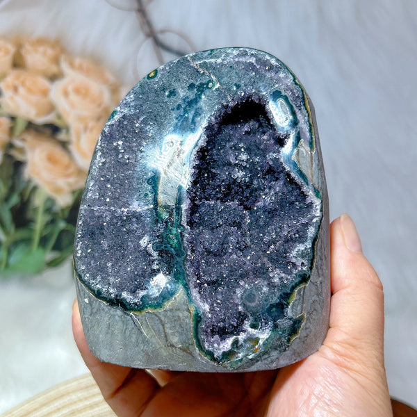 Purple Amethyst Cluster-ToShay.org