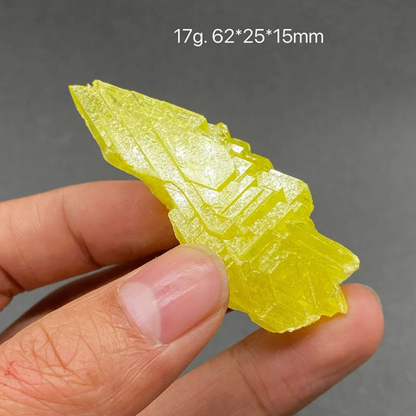 Yellow Sulfur Mineral Crystal-ToShay.org