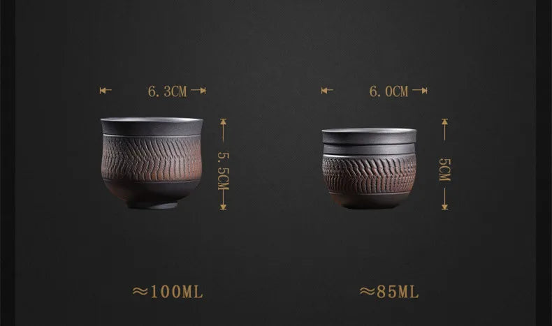 Pottery Ceramic Tea Cups-ToShay.org