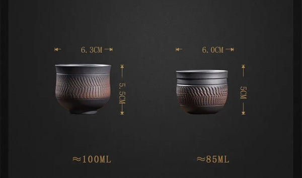 Pottery Ceramic Tea Cups-ToShay.org