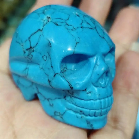 Blue Howlite Skull-ToShay.org