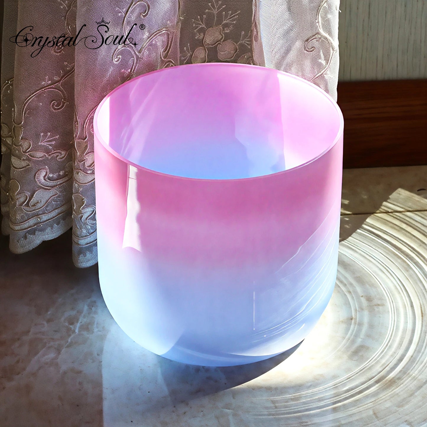 Pink Blue Crystal Bowl Singing-ToShay.org