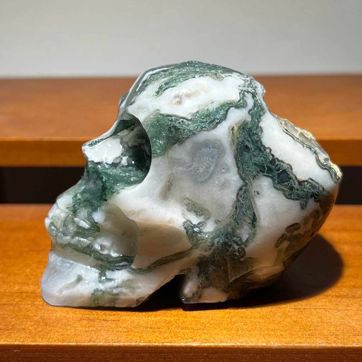 Green Jasper Skull-ToShay.org