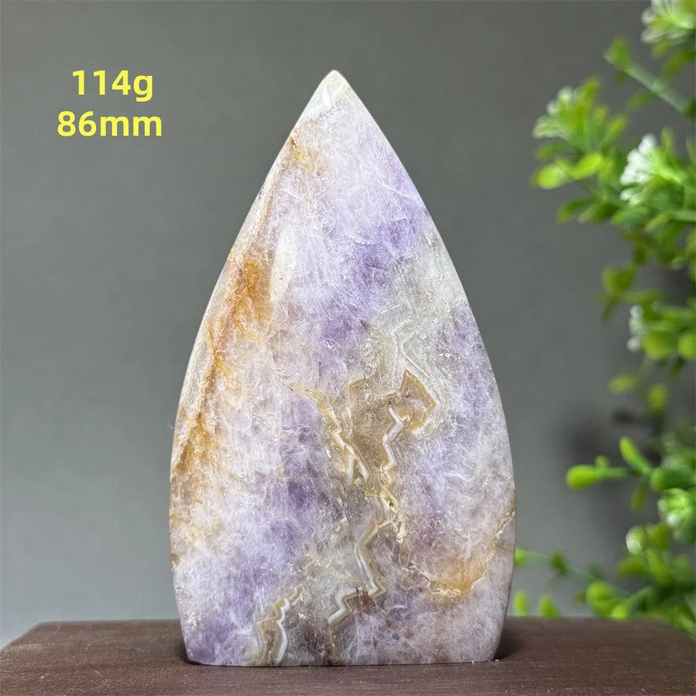 Purple Amethyst Agate Torch-ToShay.org