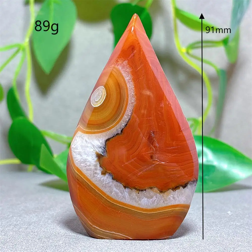 Orange Carnelian Crystal Torch-ToShay.org