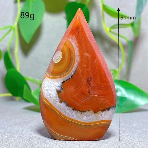 Orange Carnelian Crystal Torch-ToShay.org