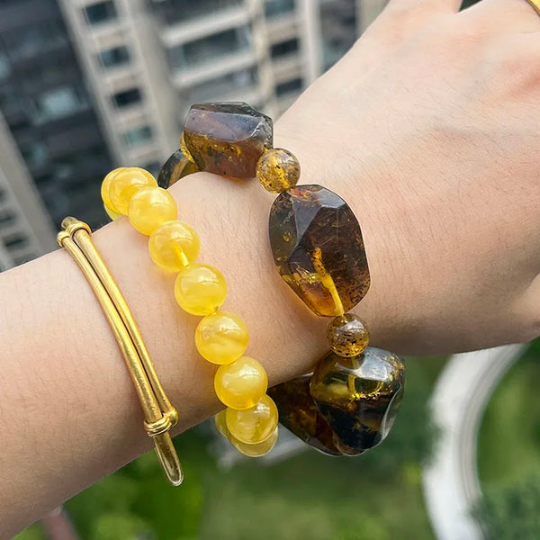 Yellow Amber Bracelet-ToShay.org