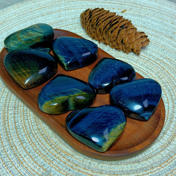 Blue Tiger Eye Heart-ToShay.org