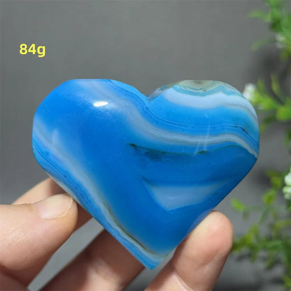 Blue Agate Heart-ToShay.org