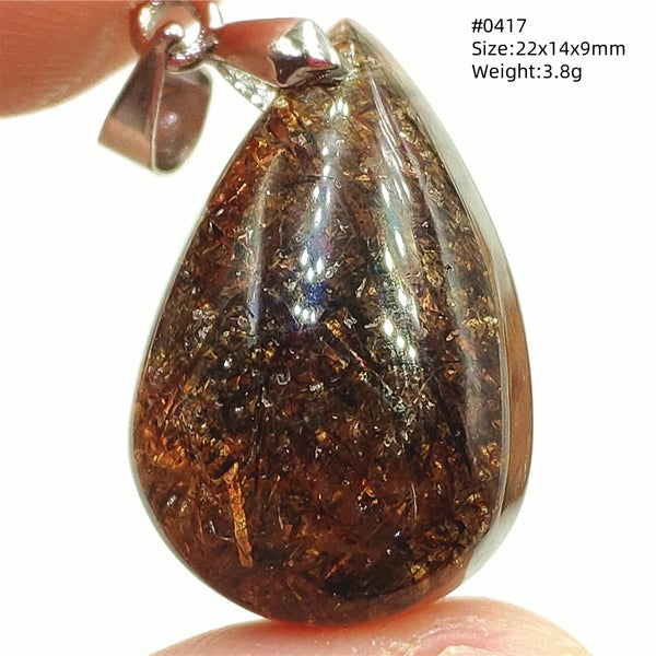 Black Rutilated Copper Quartz-ToShay.org