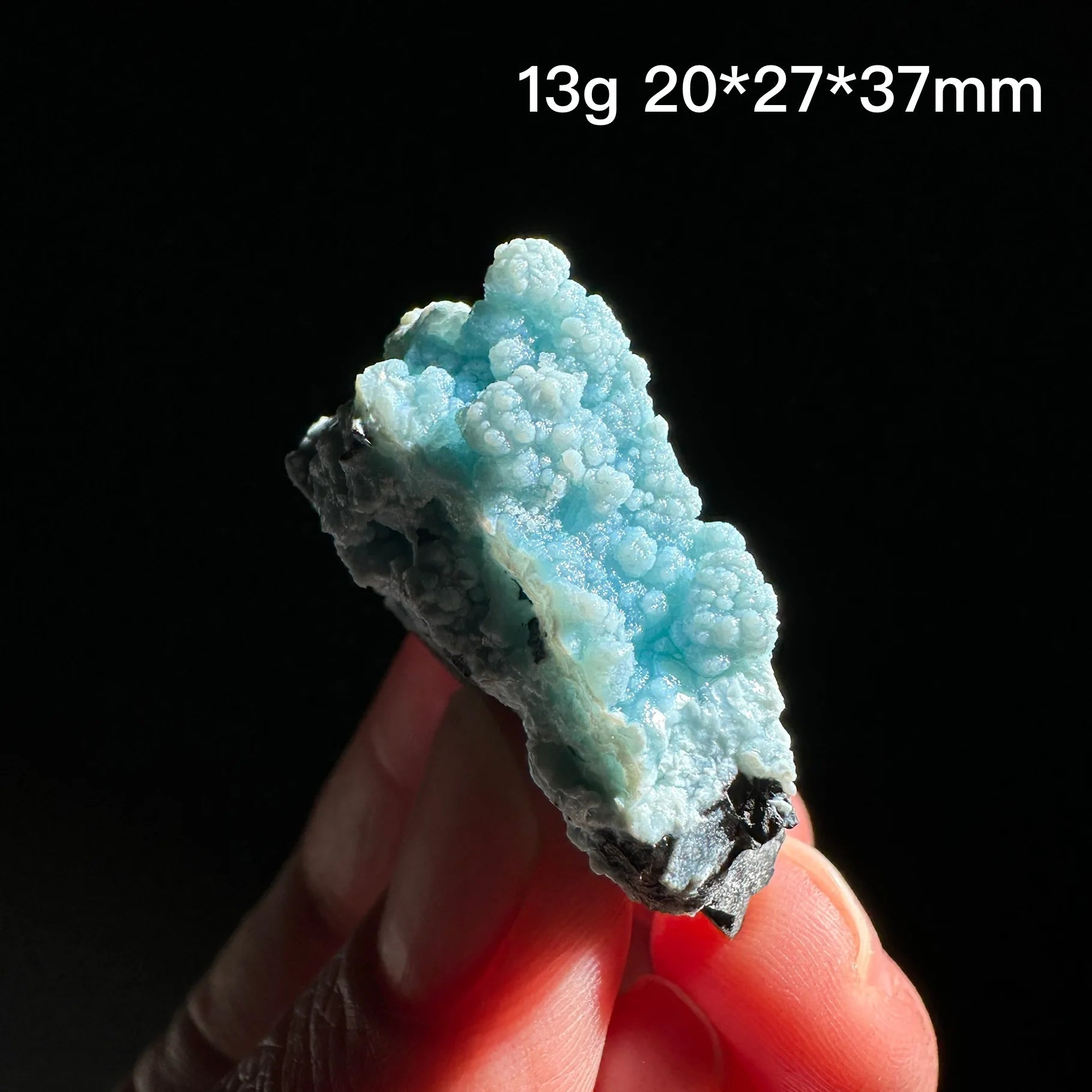 Blue Gibbsite Crystal-ToShay.org