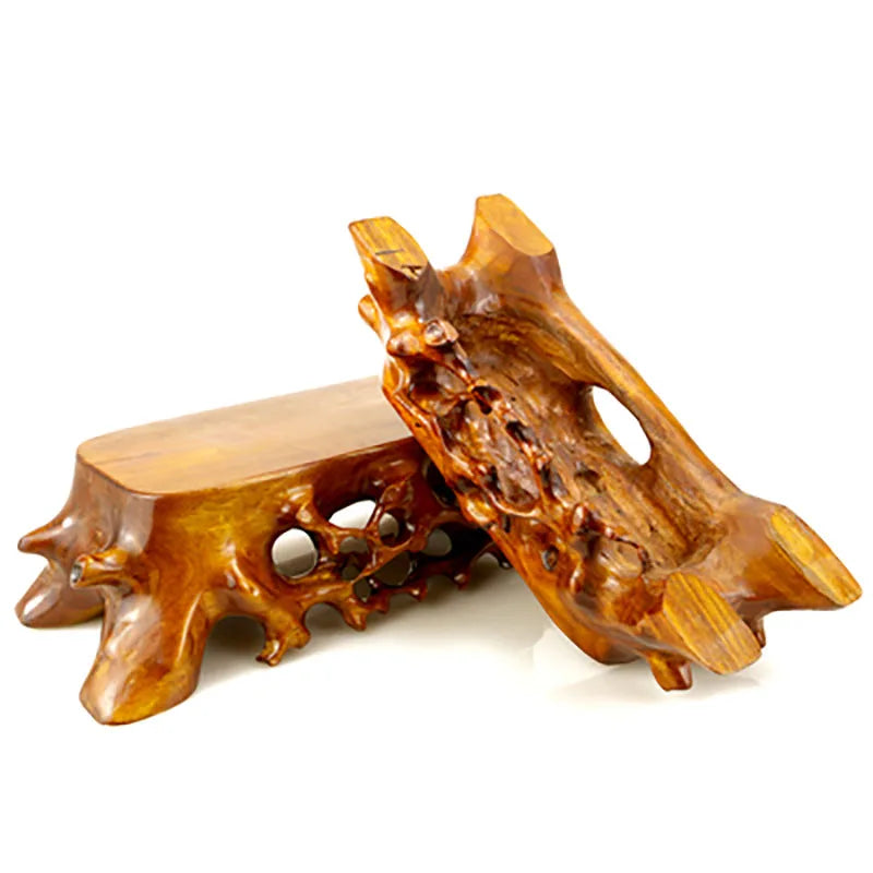 Root Carved Wood Bases-ToShay.org