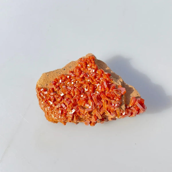 Red Vanadinite Crystal Cluster-ToShay.org