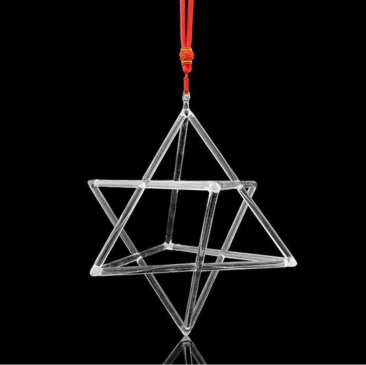 Clear Crystal Singing Pyramid-ToShay.org
