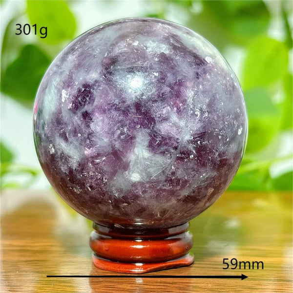 Purple Lepidolite Ball-ToShay.org