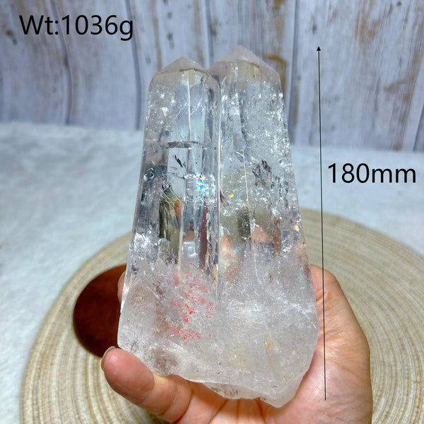 Clear Rainbow Quartz Crystal-ToShay.org