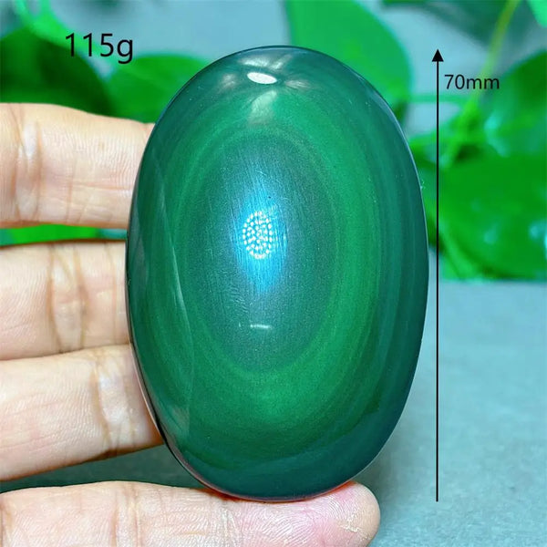 Rainbow Obsidian Palm Stone-ToShay.org