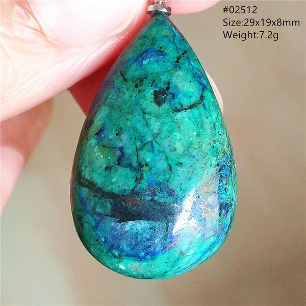 Blue Azulite Pendant-ToShay.org