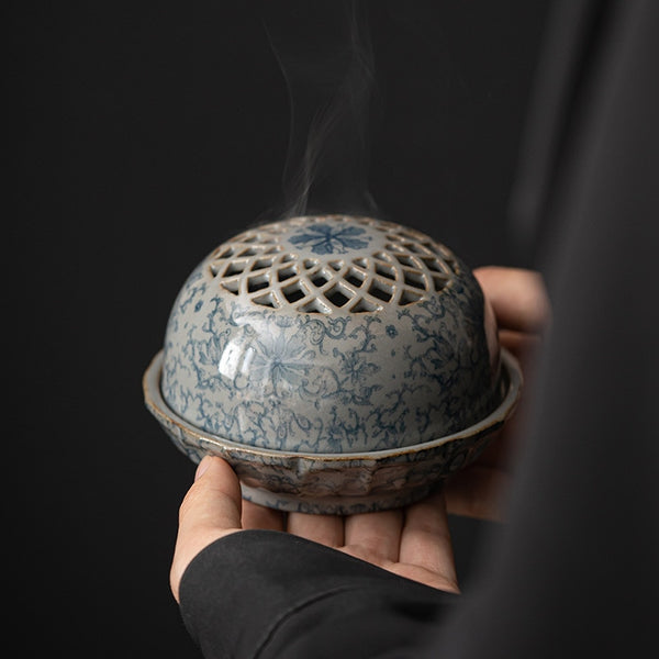 Glazed Ceramic Incense Burner-ToShay.org