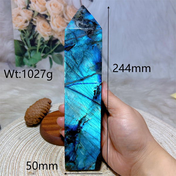 Blue Labradorite Tower Point-ToShay.org