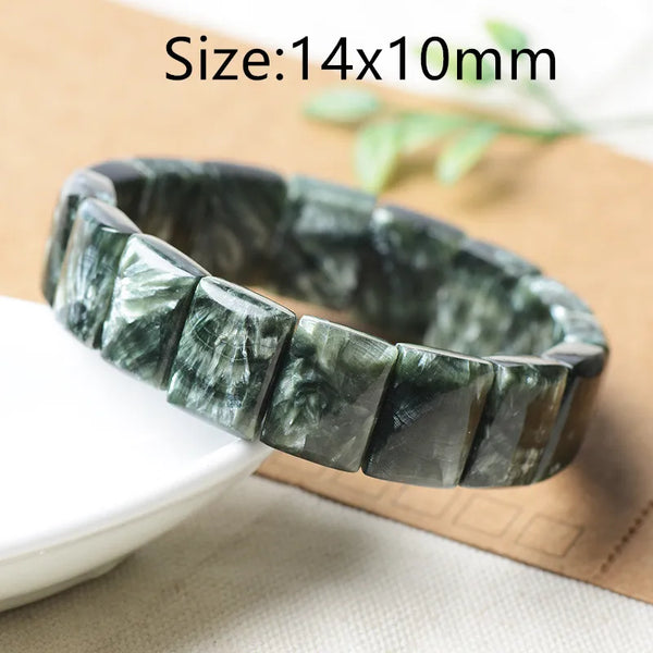 Green Seraphinite Bracelet-ToShay.org