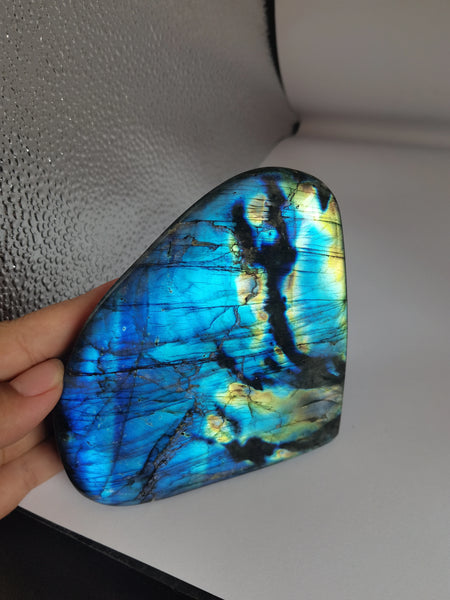 Blue Labradorite Crystal-ToShay.org