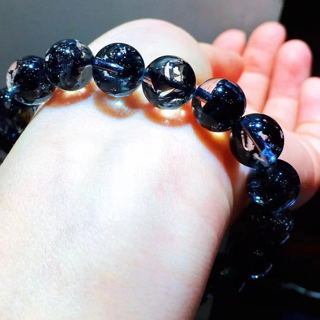Black Rutilated Quartz Bracelet-ToShay.org