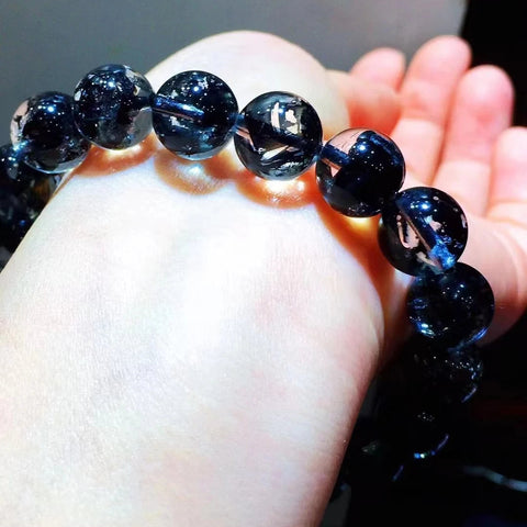 Black Rutilated Quartz Bracelet-ToShay.org
